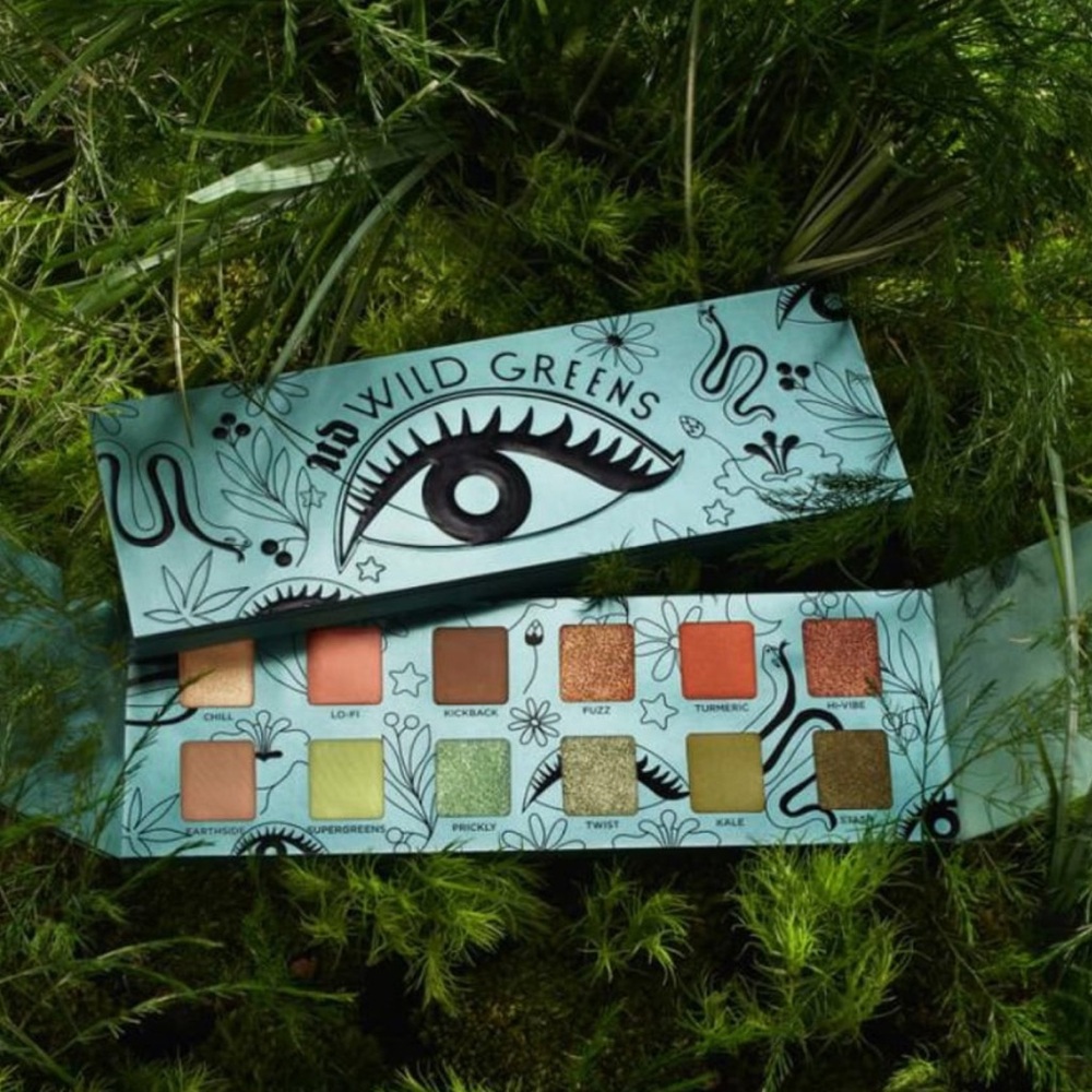 Urban Decay Wild Greens Palette with Earthy Tones